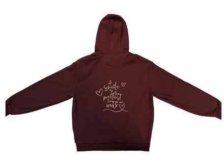 Hoodie: A Smile is the prettiest Thing you can wear