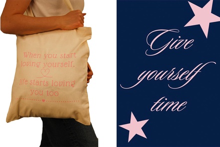 Tote Bag: Give yourself time